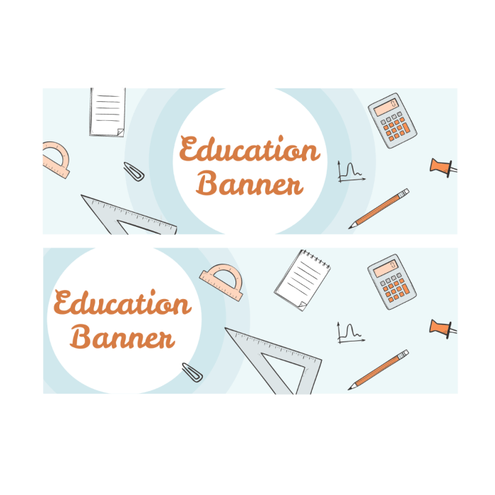 Custom Education Banners
